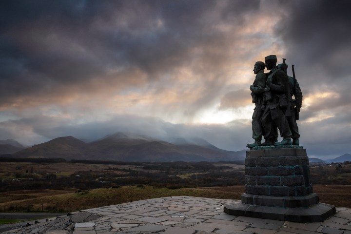 The Commando Monument at Spean Bridge Scotland