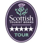 Scottish Tourist Board logo giving The Hairy Coo 5 stars for tours