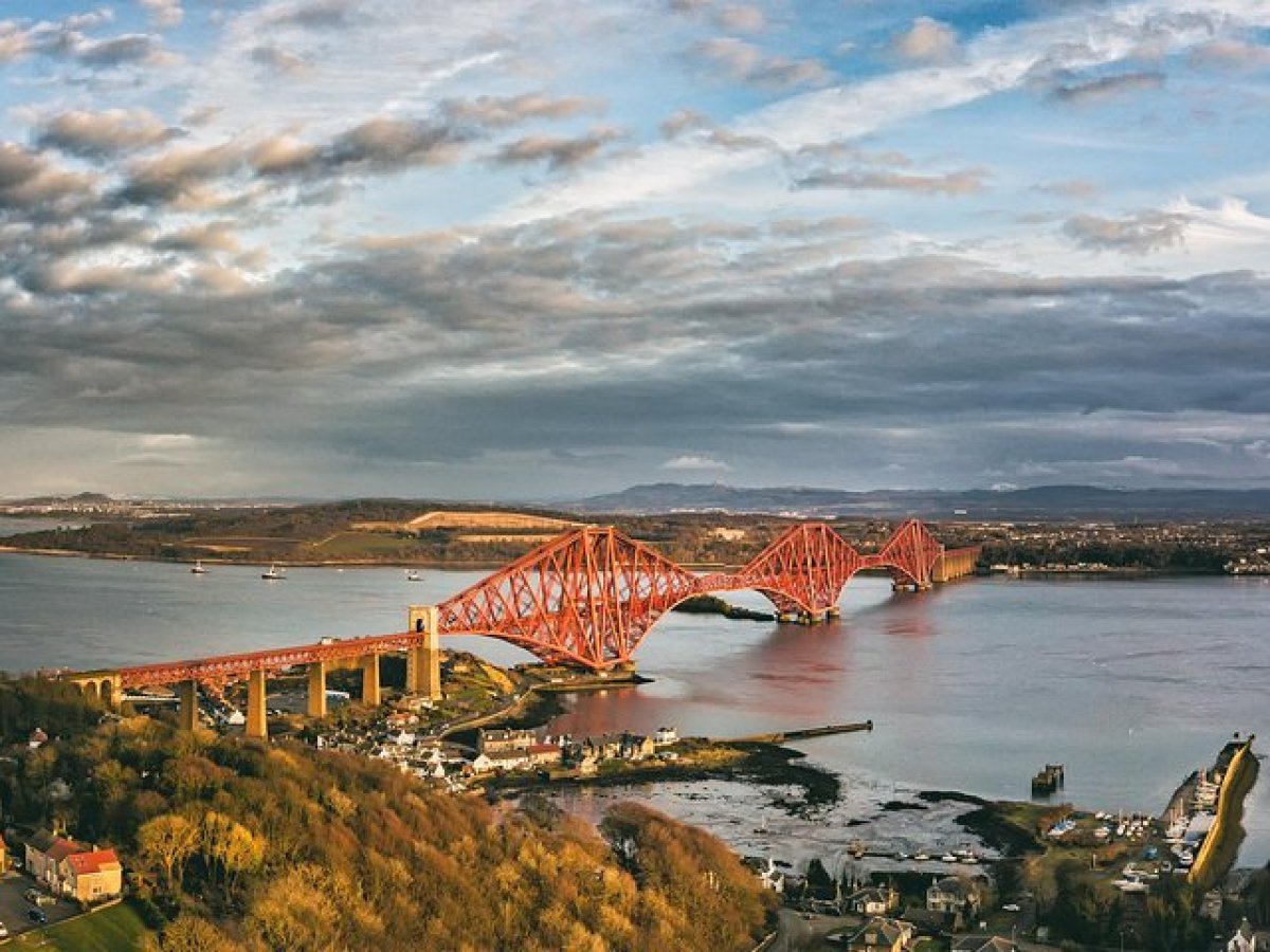 a bridge over a body of water