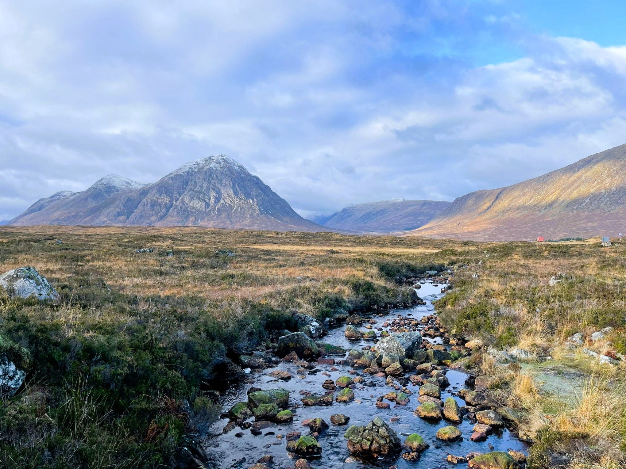 Mountains in Glencoe, Scotland which can be seen on a Hairy Coo tour