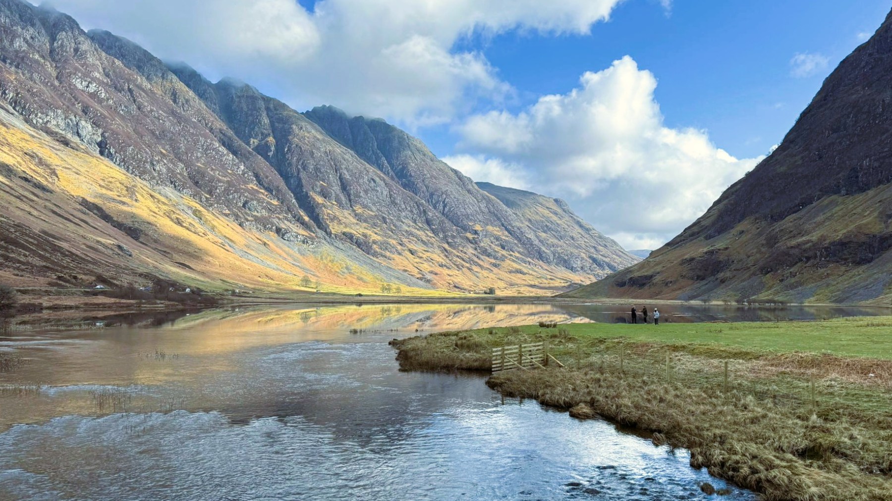 Mountain and loch views on a Hairy Coo tour of the Scottish Highlands