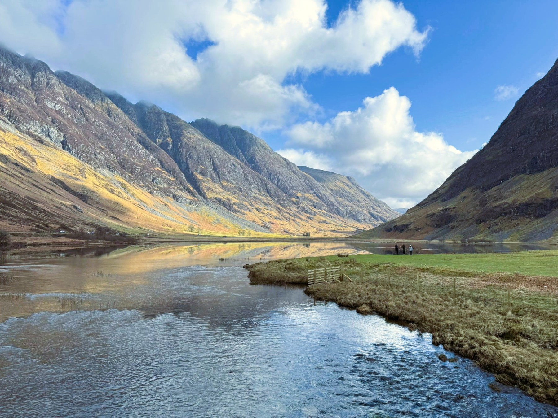 Mountain and loch views on a Hairy Coo tour of the Scottish Highlands